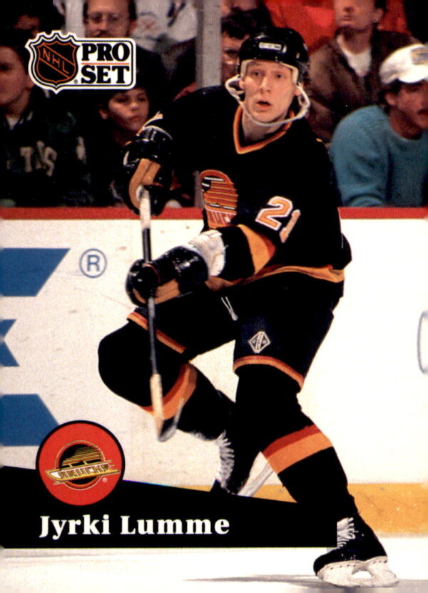 1991-92 Pro Set #240 Jyrki Lumme