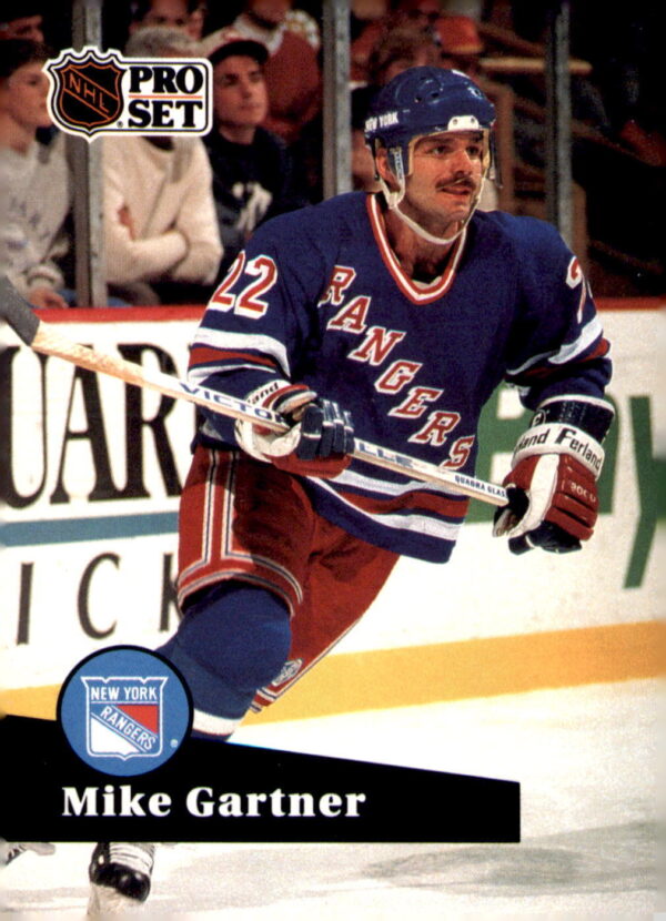 1991-92 Pro Set #167 Mike Gartner