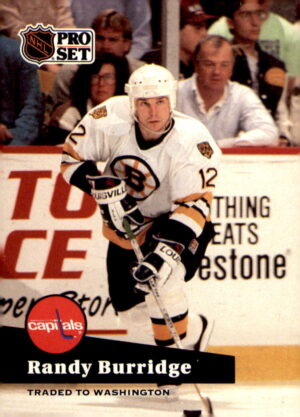 1991-92 Pro Set #4 Randy Burridge