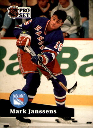 1991-92 Pro Set #158 Mark Janssens