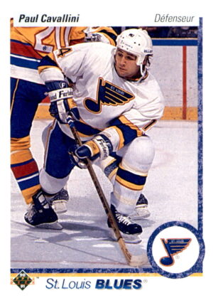 1990-91 Upper Deck #281d Paul Cavallini