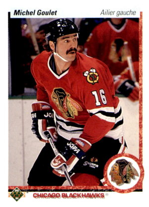 1990-91 Upper Deck French #133a Michel Goulet