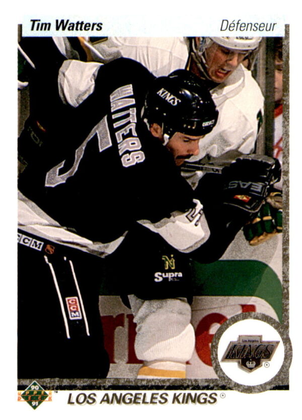1990-91 Upper Deck #117a Tim Watters