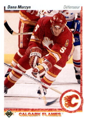 1990-91 Upper Deck French #348a Dana Murzyn