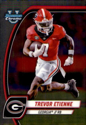 2024 Bowman University Chrome #177 Trevor Etienne