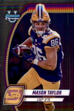 2024 Bowman University Chrome #128 Mason Taylor