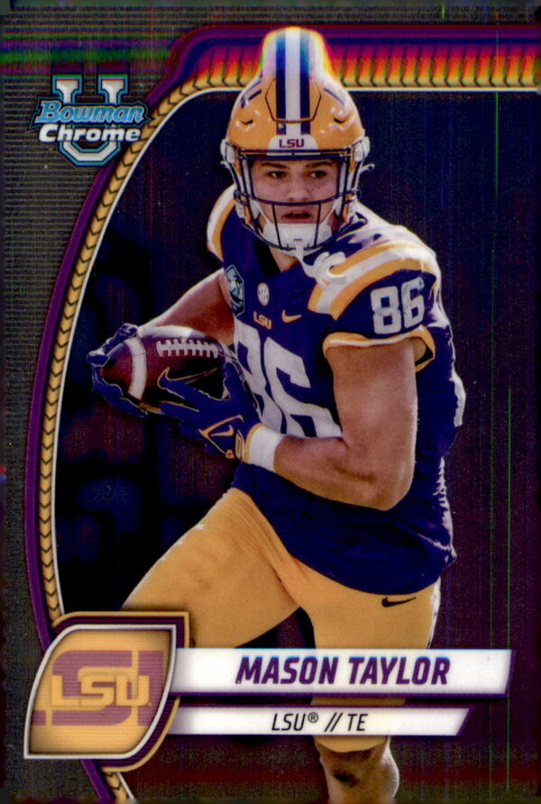 2024 Bowman University Chrome #128 Mason Taylor