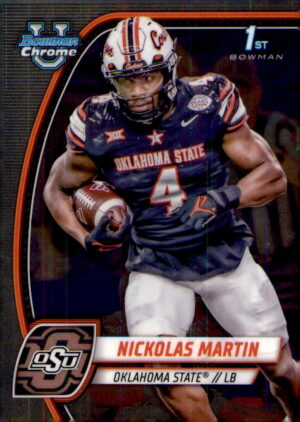 2024 Bowman University Chrome #199 Nickolas Martin