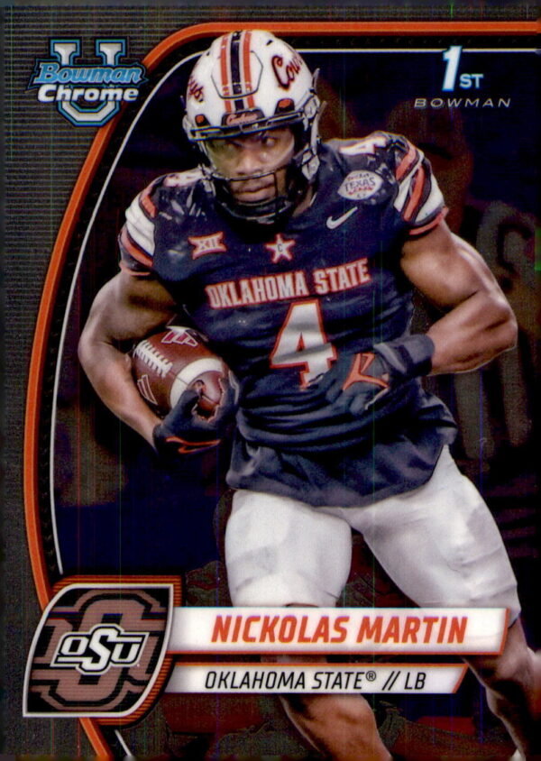 2024 Bowman University Chrome #199 Nickolas Martin