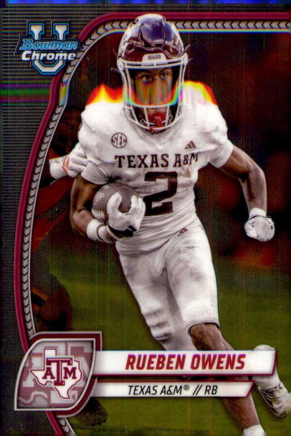 2024 Bowman University Chrome #76 Rueben Owens