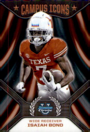 2024 Bowman University Chrome #CI-2 Isaiah Bond Campus Icons