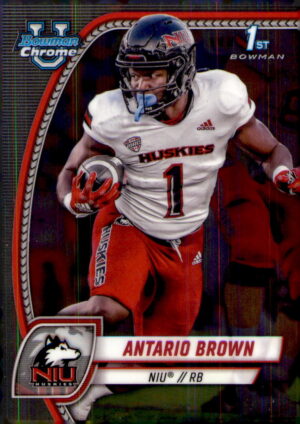 2024 Bowman University Chrome #13 Antario Brown