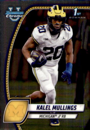 2024 Bowman University Chrome #106 Kalel Mullings