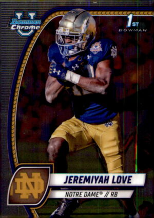 2024 Bowman University Chrome #100 Jeremiyah Love