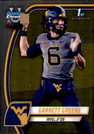 2024 Bowman University Chrome #77 Garrett Greene Refractor