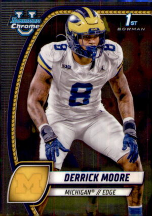 2024 Bowman University Chrome #59 Derrick Moore
