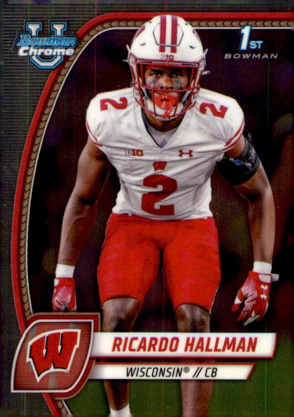 2024 Bowman University Chrome #152 Ricardo Hallman