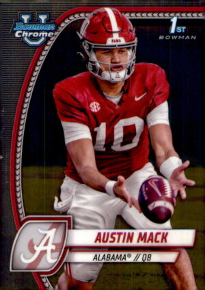 2024 Bowman University Chrome #87 Austin Mack