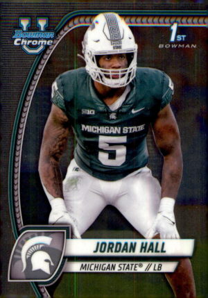 2024 Bowman University Chrome #104 Jordan Hall