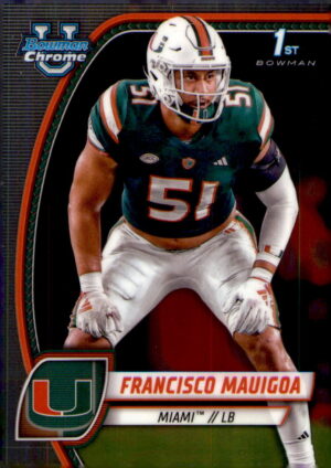 2024 Bowman University Chrome #30 Francisco Mauigoa