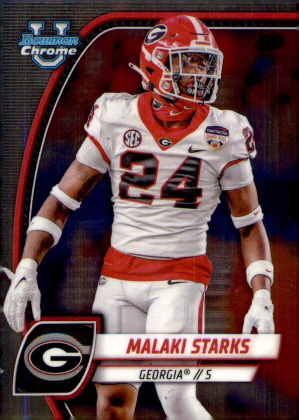 2024 Bowman University Chrome #125 Malaki Starks