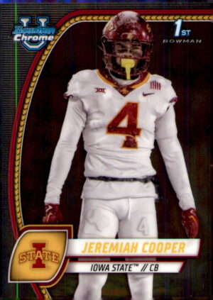 2024 Bowman University Chrome #99 Jeremiah Cooper