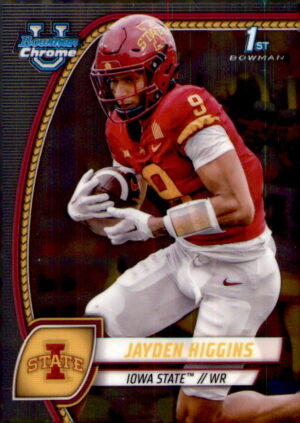 2024 Bowman University Chrome #94 Jayden Higgins