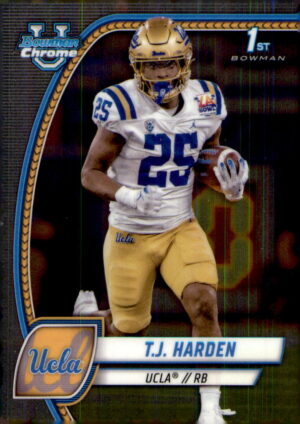 2024 Bowman University Chrome #165 T.J. Harden