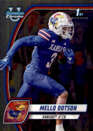 2024 Bowman University Chrome #130 Mello Dotson