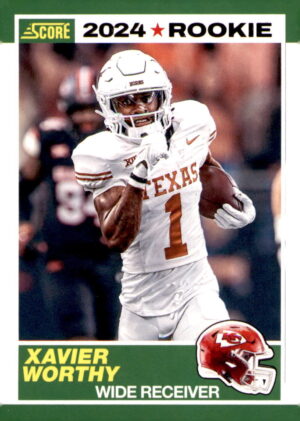 2024 Score #1 Xavier Worthy 35th Anniversary Rookies