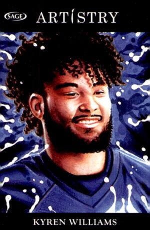 2022 SAGE Artistry #102 Kyren Williams Canvas Stock Black