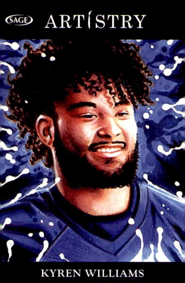 2022 SAGE Artistry #102 Kyren Williams Canvas Stock Black