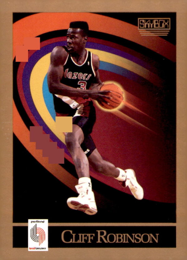 1990-91 SkyBox #239 Cliff Robinson