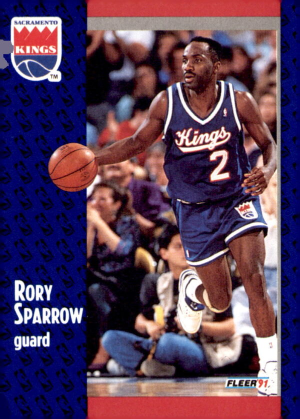 1991-92 Fleer #180 Rory Sparrow