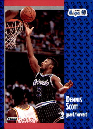 1991-92 Fleer #S-10 Dennis Scott