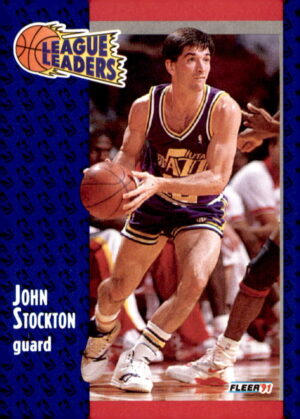 1991-92 Fleer #221 John Stockton
