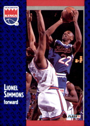 1991-92 Fleer #179 Lionel Simmons