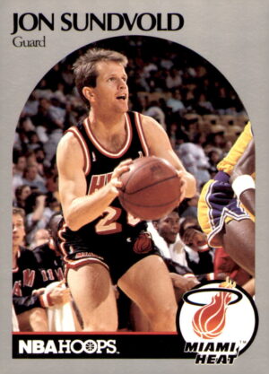 1990-91 Hoops #171b Jon Sundvold