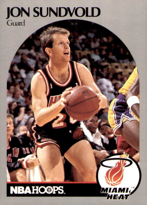 1990-91 Hoops #171b Jon Sundvold