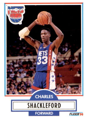 1990-91 Fleer #122 Charles Shackleford