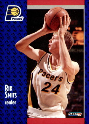 1991-92 Fleer #86 Rik Smits