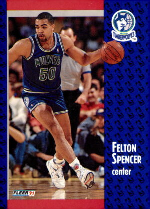 1991-92 Fleer #S-101 Felton Spencer