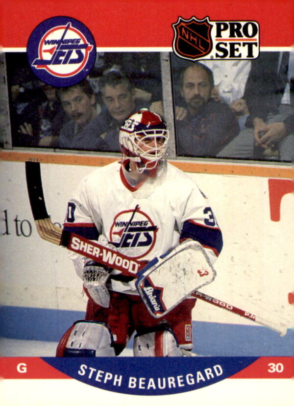 1990-91 Pro Set #648 Stephane Beauregard