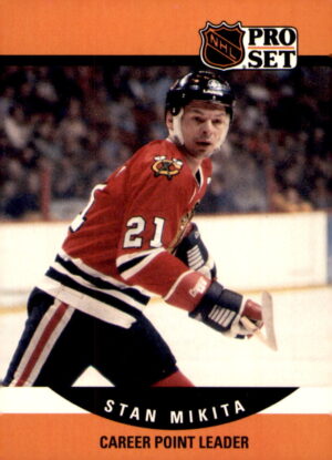 1990-91 Pro Set #655 Stan Mikita