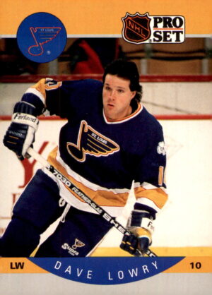 1990-91 Pro Set #265 Dave Lowry