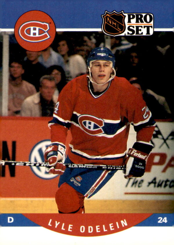 1990-91 Pro Set #617 Lyle Odelein