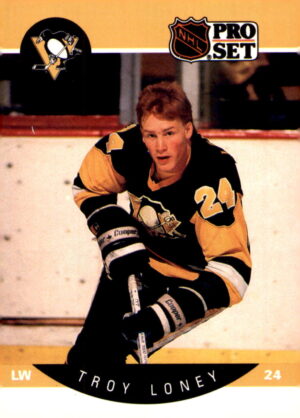 1990-91 Pro Set #237 Troy Loney