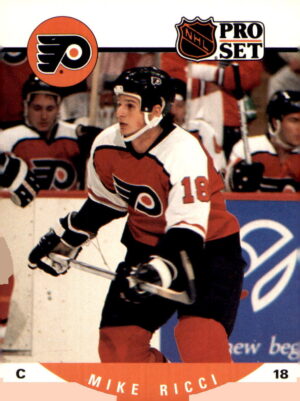 1990-91 Pro Set #631 Mike Ricci