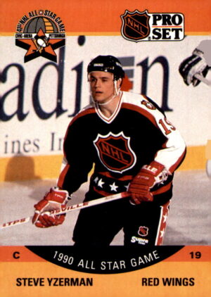 1990-91 Pro Set #347 Steve Yzerman