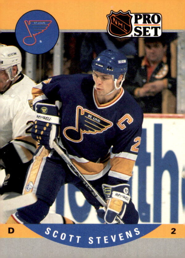 1990-91 Pro Set #528 Scott Stevens